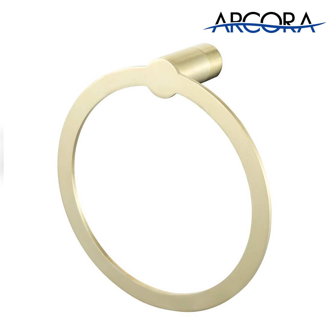 Crochets porte-serviettes ARCORA en or brossél 2 1 ARCORA 4020101BGD Crochets à serviette en or brossé 1 1