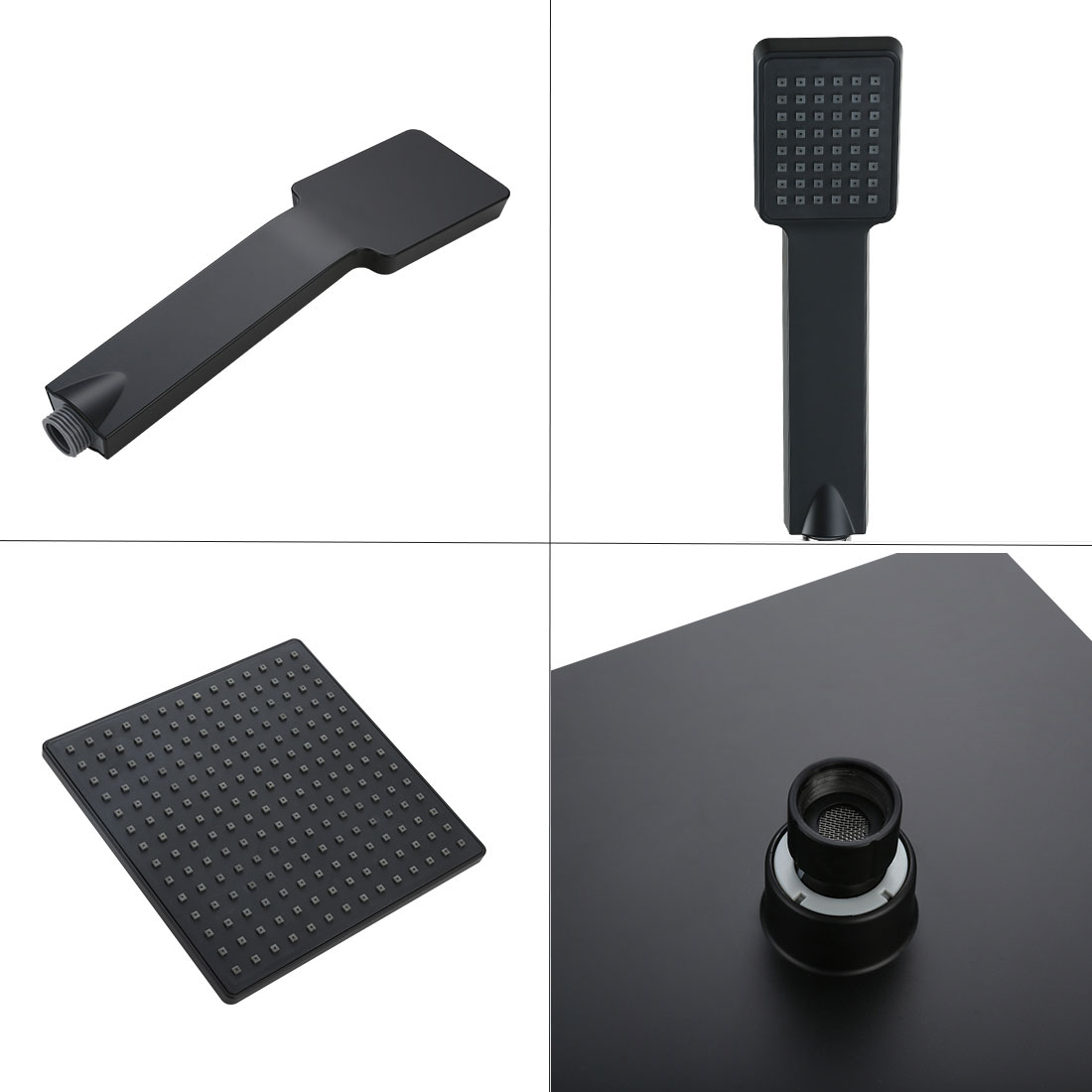 Ensemble de douche thermostatique noir avec douche à main 10 2 3090100D ARCORA Ensemble de douche thermostatique noir avec douche à main 4