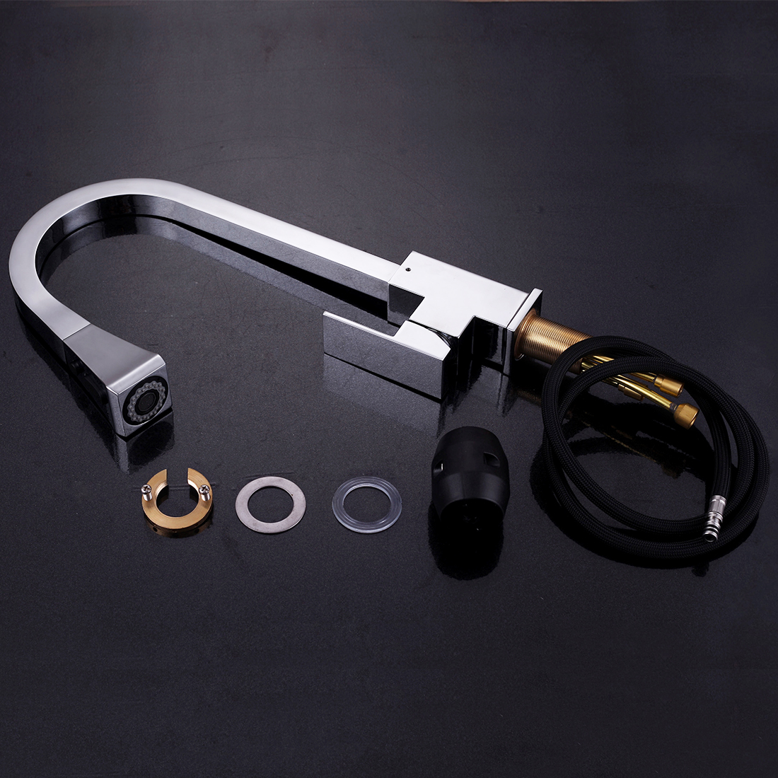 ARCORA Robinet Cuisine Pivotant Chrome 12 主图6