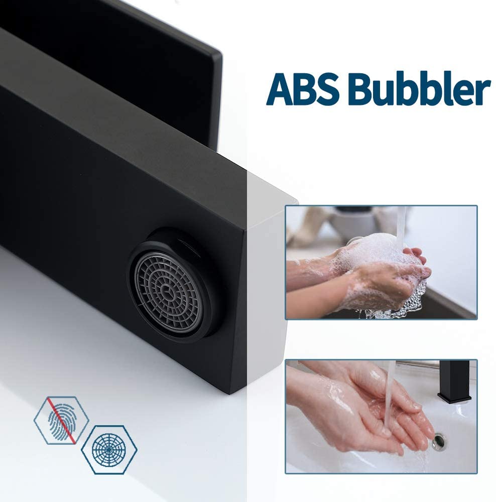 Robinet de lavabo robinet de salle de bain robinet de lavabo mélangeur de lavabo, robinet de salle de bains en cuivre 8 12 armatur Waschbecken Waschtischbatterie Wasserhahn Bad Kupferhahn 4