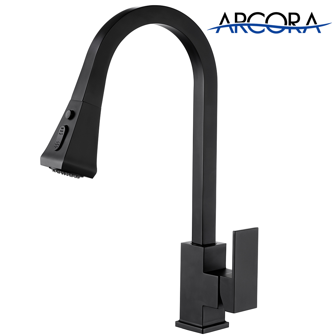 Robinet de cuisine carré noir 4 主图1 1