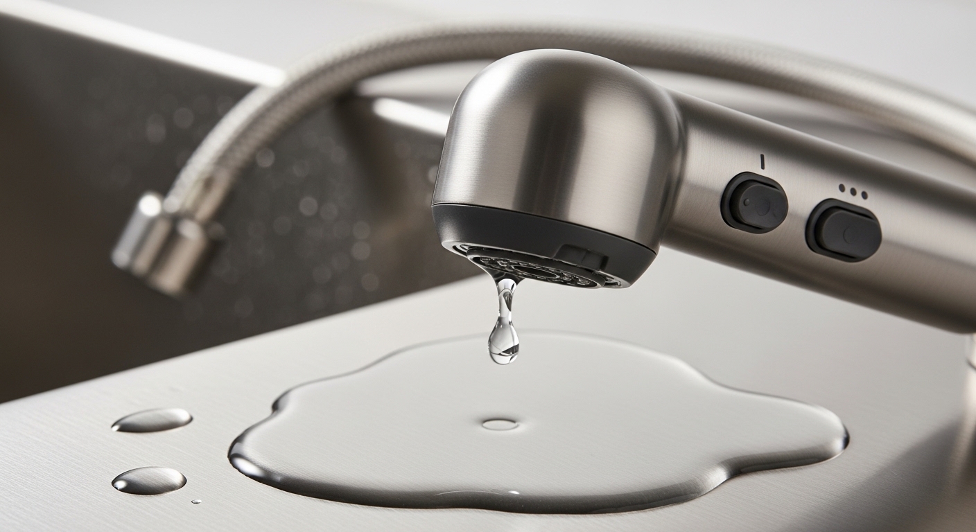 Why Is My Kitchen Faucet Sprayer Leaking, and How Do I Fix a Leaking Kitchen Faucet Sprayer Myself? 2 leaking kitchen faucet sprayer