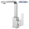 23 2312301 Robinet de cuisine plat ARCORA Nickel brossé