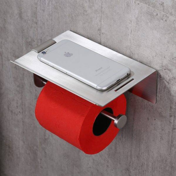 5 ARCORA Porte papier hygiénique avec étagère pour téléphone portable.jpg 3