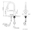 6 2320201B Robinet de salle de bain avec bec pivotant 4