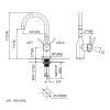 7 2320201 logo2 ARCORA Robinets de mélangeur de lavabo de salle de bain bec pivotant nickel brossé 5