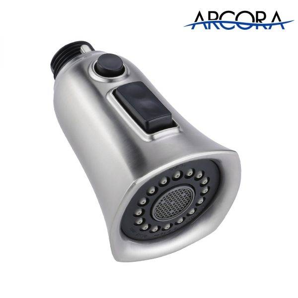 7 ARCORA 2660002 Tête de pulvérisation de rechange pour robinet de cuisine ARCORA nickel brossé 1