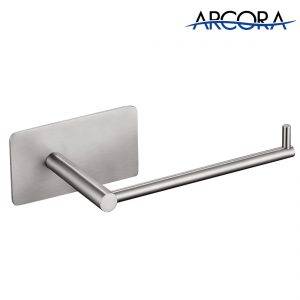 ARCORA Porte-papier hygiénique No Drill Nickel brossé