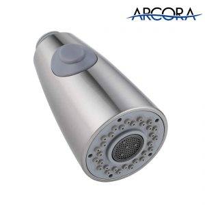 9 ARCORA 2660003 Tête de pulvérisateur de robinet de cuisine ARCORA nickel brossé