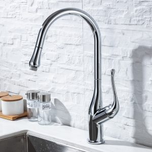 ARCORA Robinet Mitigeur Cuisine Avec Douchette Chrome