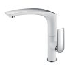 Kitchen Tap 90° Swivel White And Chrome 1