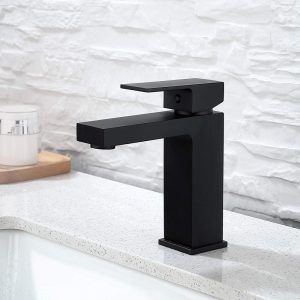 Robinet de lavabo robinet de salle de bain robinet de lavabo mélangeur de lavabo, robinet de salle de bains en cuivre