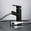 33 Bathroom Basin Mixer Taps Matte Black With Pull Down Sprayer 2