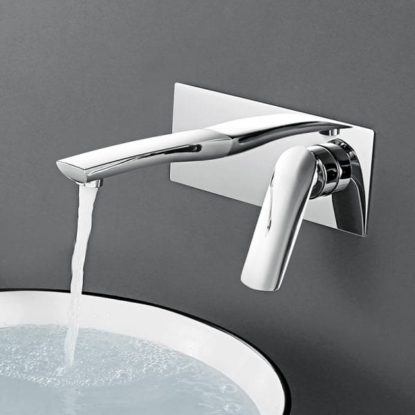 40 3Single Handle Wall Mount Bathroom Faucet Chrome 600x600 3