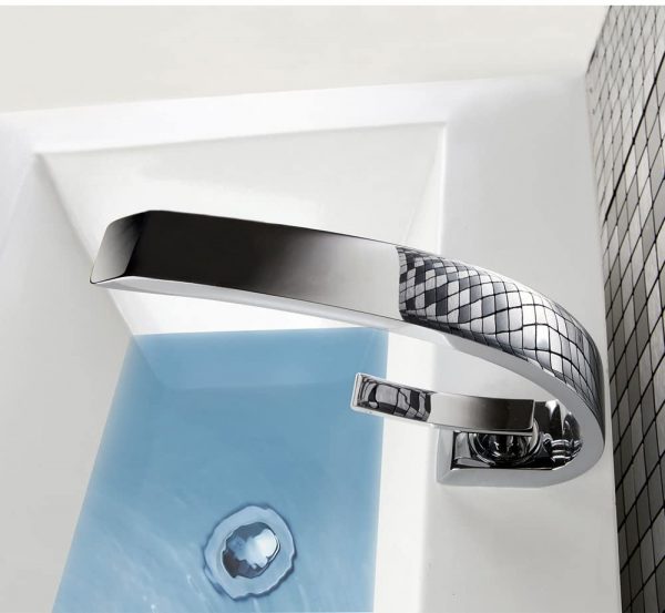 8 Einhebelmischer Badarmatur Mischbatterie Waschbeckenarmatur Badzimmer Chrom 2