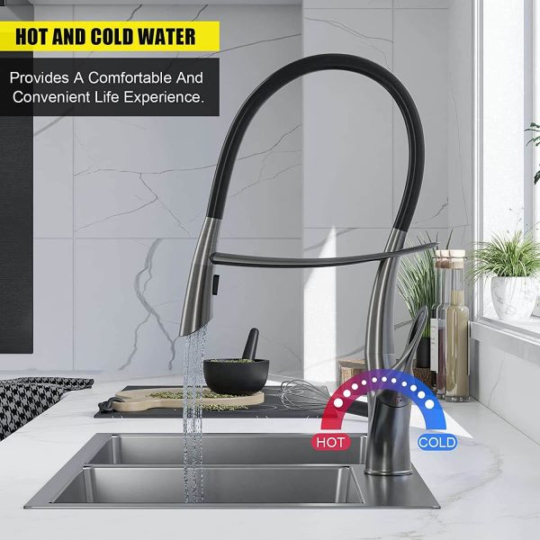 arcora commercial high arc kitchen faucet 6