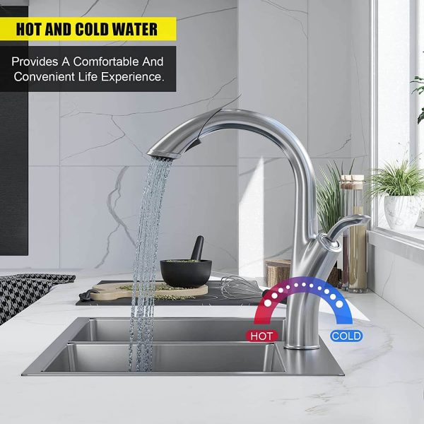 commercial single handle kitchen faucet 4