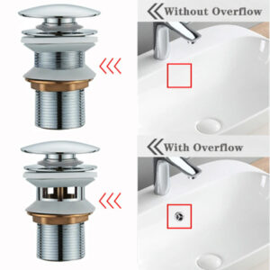 Qu’est-ce que le drain d’évier de baignoire avec trop-plein ou sans trop-plein ?