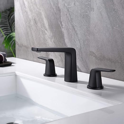 how to choose a matte black widespread bathroom faucet 5
