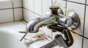 How Do You Remove an Old Faucet From a Tub Without Damaging the Wall or Plumbing?