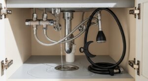 Why Is My Kitchen Faucet Leaking Underneath the Sink, and How Do I Fix It?