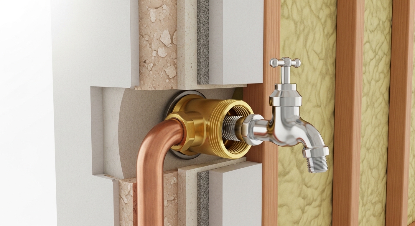 brass faucet socket