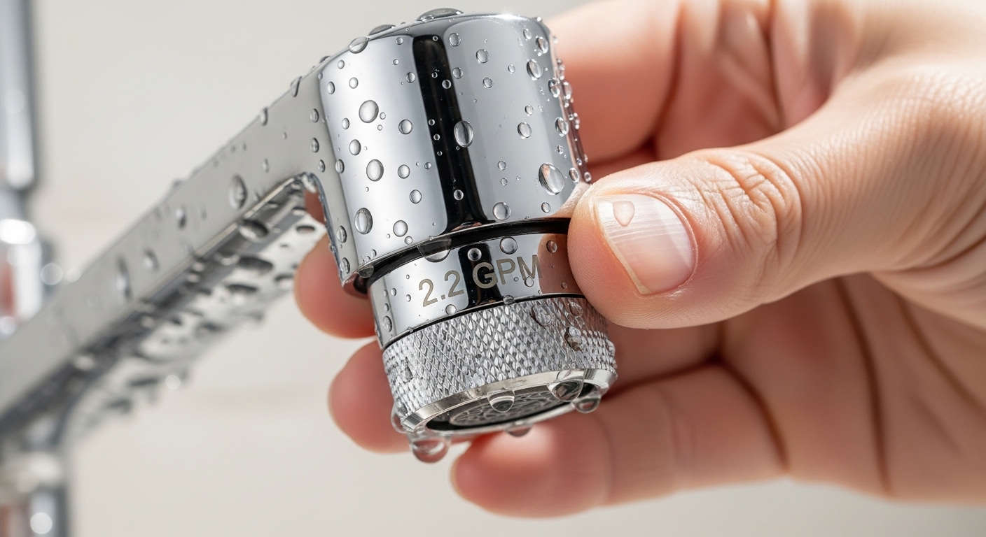 kitchen faucet aerator flow rate