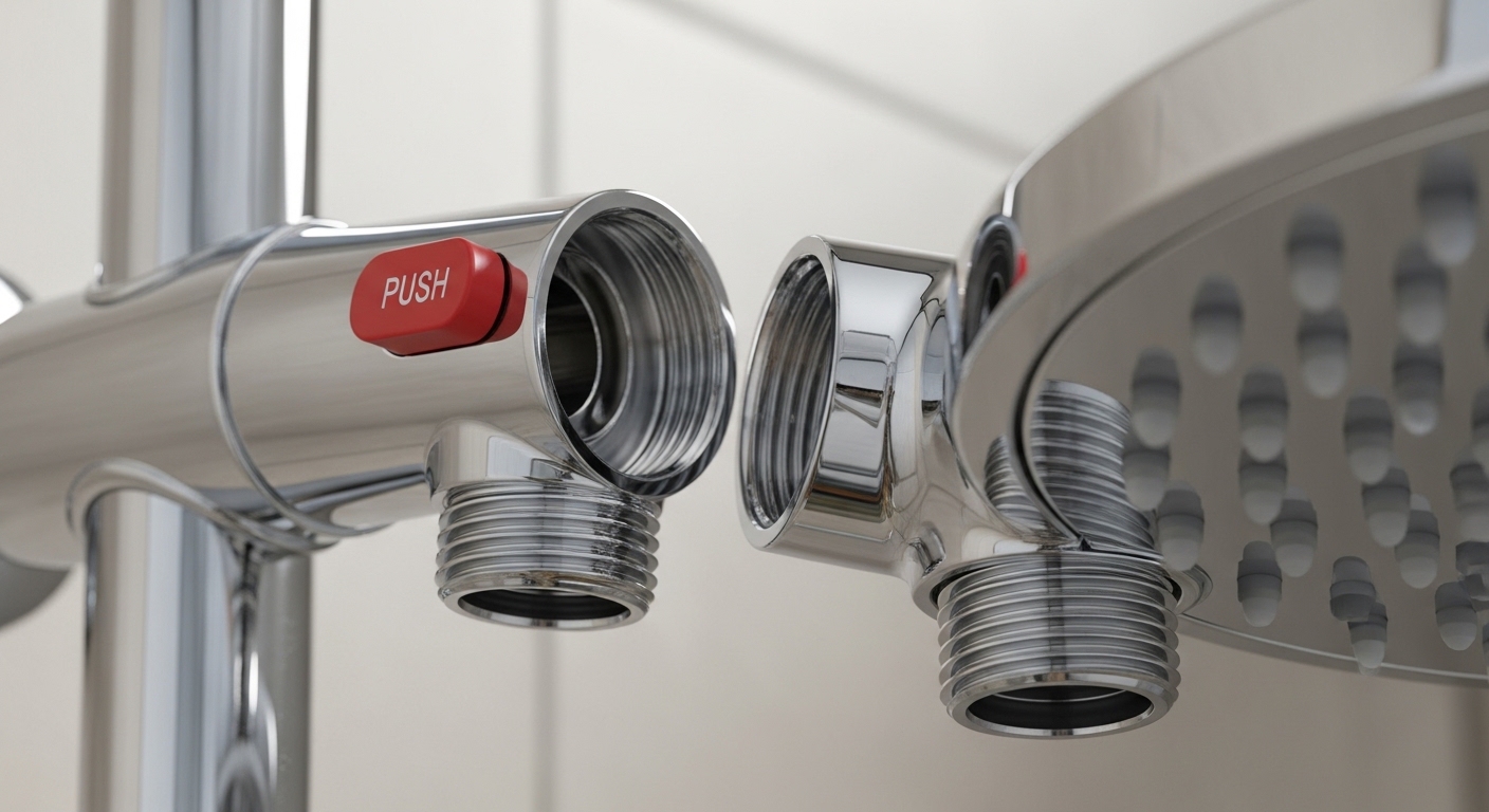 shower head quick release
