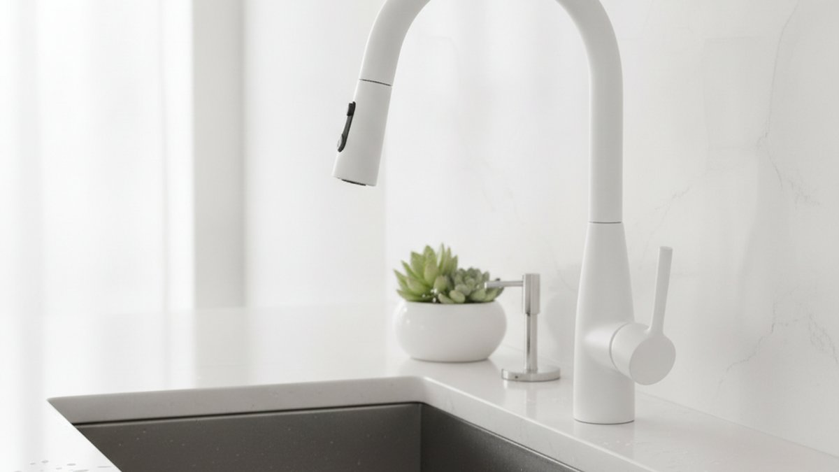 white kitchen faucet for sale